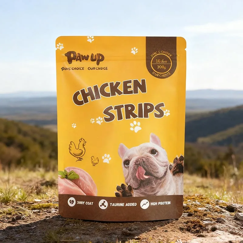 Экологиялық таза крафт-қағаз мысықтарға арналған тамақ пакеттері